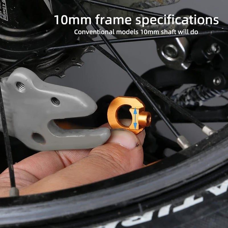 Tuulizz 1/2 Pcs Bicycle Chain Adjuster Tensioner Fastener Bike Chain Tensioner Pull Tight Screw Bolts for BMX Fixie Cycling Single Speed - Image 4